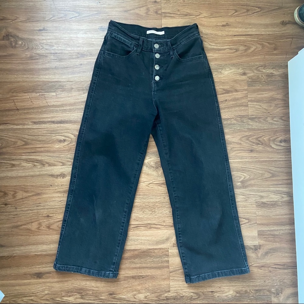 Levi’s Mile high cropped wide leg